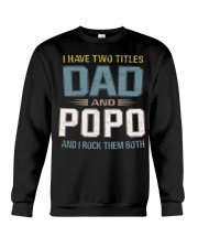 I have two titles Dad and PoPo - RV10 Crewneck Sweatshirt thumbnail