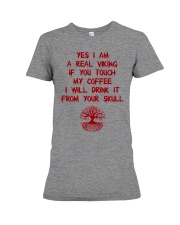 Yes i am a real Viking Premium Fit Ladies Tee thumbnail