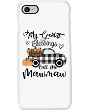 Blessings call me Mawmaw pumpkin truck Phone Case tile