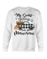 Blessings call me Mawmaw pumpkin truck Crewneck Sweatshirt tile