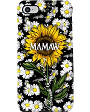 Blessed to be called mamaw - Sunflower art Phone Case i-phone-7-case