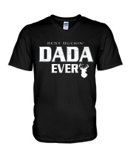 Best buckin' Dada ever RV1 V-Neck T-Shirt thumbnail