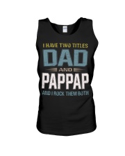 I have two titles Dad and Pappap - RV10 Unisex Tank thumbnail