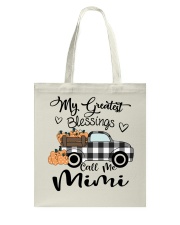 Blessings Call me Mimi pumpkin truck Tote Bag tile