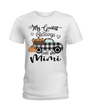 Blessings Call me Mimi pumpkin truck Ladies T-Shirt tile