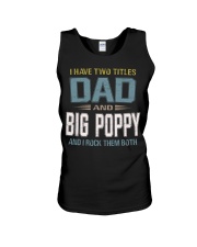 I have two titles Dad and Big Poppy - RV10 Unisex Tank thumbnail