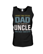 I have two titles Dad and Uncle - RV10 Unisex Tank thumbnail