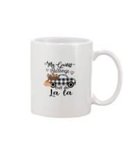 Blessings call me La la pumpkin truck Mug tile