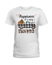 Happiness is being a Nenee Pumpkins Truck V2 Ladies T-Shirt tile