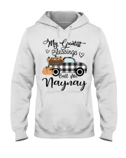 Blessings call me Naynay pumpkin truck Hooded Sweatshirt tile