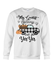 Blessings Call me Yaya pumpkin truck Crewneck Sweatshirt tile