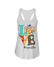 love nana life pumpkin Ladies Flowy Tank tile
