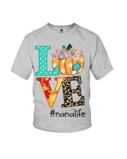 love nana life pumpkin Youth T-Shirt tile