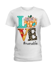 love nana life pumpkin Ladies T-Shirt tile