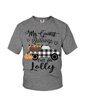 My Greatest Blessings call me Lolly- RV3 Youth T-Shirt tile
