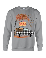 Blessed mawmaw Fall Truck Crewneck Sweatshirt tile