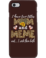 Mom and Meme - Leopard Sunflower Phone Case tile