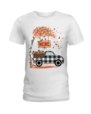Blessed nene Fall Truck Ladies T-Shirt tile