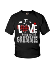 I love being called grammie Youth T-Shirt tile