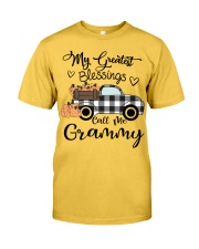 Blessings call me Grammy pumpkin truck Classic T-Shirt front