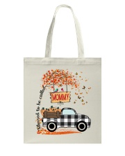 Blessed mommy Fall Truck Tote Bag tile