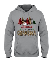 Xmas Blessed to be called grandma snow w Hooded Sweatshirt tile