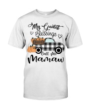 Blessings call me Mamaw pumpkin truck Classic T-Shirt front