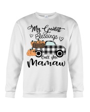 Blessings call me Mamaw pumpkin truck Crewneck Sweatshirt tile