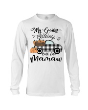 Blessings call me Mamaw pumpkin truck Long Sleeve Tee tile
