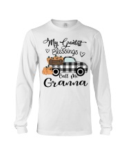 Blessings call me Granna pumpkin truck Long Sleeve Tee tile