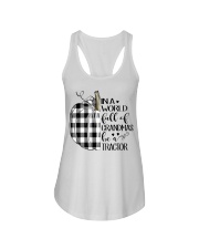 Pumpkin be a Tractor Ladies Flowy Tank tile