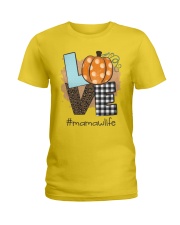 Love mamaw life - Fall art Ladies T-Shirt tile