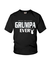 Best buckin' Grumpa ever RV1 Youth T-Shirt thumbnail