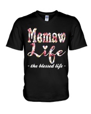 Memaw life ds V-Neck T-Shirt tile