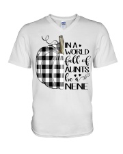 Pumpkin be a nene w V-Neck T-Shirt tile