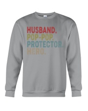 Husband Pop-Pop Protector Crewneck Sweatshirt tile
