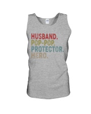 Husband Pop-Pop Protector Unisex Tank tile