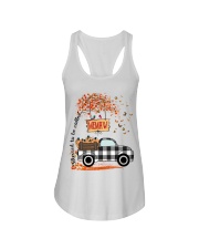 Blessed memaw Fall Truck Ladies Flowy Tank tile