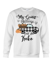 Blessings Call me Koko pumpkin truck Crewneck Sweatshirt tile