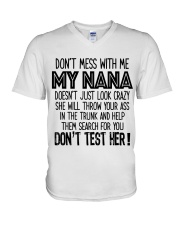 Dont mess with my NANA V-Neck T-Shirt thumbnail
