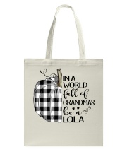Pumpkin- Be a lola Tote Bag tile