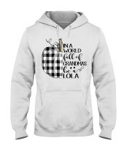Pumpkin- Be a lola Hooded Sweatshirt tile