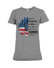 Happiness is being a mommom - Flower Premium Fit Ladies Tee tile