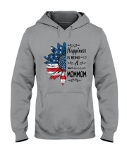 Happiness is being a mommom - Flower Hooded Sweatshirt tile