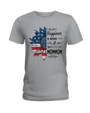 Happiness is being a mommom - Flower Ladies T-Shirt tile