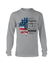 Happiness is being a mommom - Flower Long Sleeve Tee tile