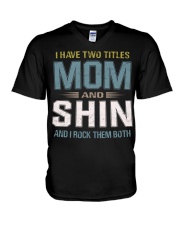 I have two titles Mom and Shin- RV10 V-Neck T-Shirt thumbnail