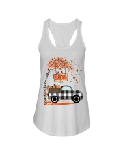 Blessed grandma Fall Truck Ladies Flowy Tank tile
