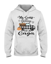 Blessings call me Gaga pumpkin truck Hooded Sweatshirt tile