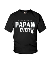 Best buckin' papaw ever Youth T-Shirt thumbnail